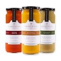 18 Chestnuts Plant Based Soup - Tuscan Tomato, Asparagus Shiitake, and Butternut Squash Pear Soup Bundle, Plant Based & Gluten Free - 3 Jars (16oz)