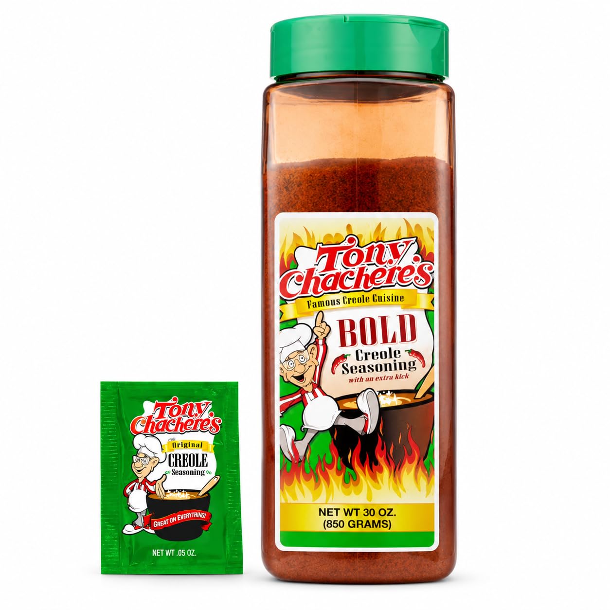 Tony Chachere's Creole Seasoning 30oz (Bold+Packet)