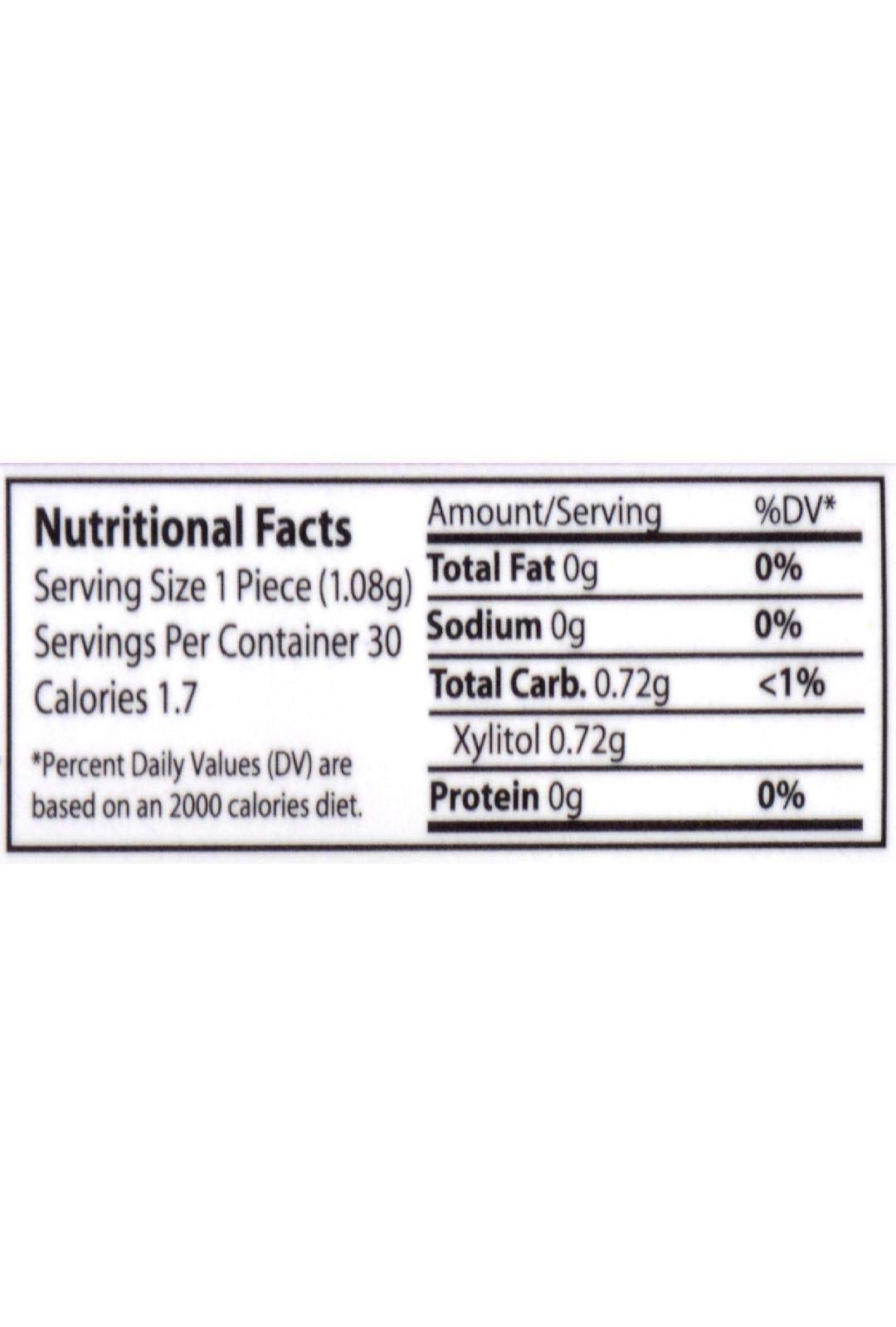 Hager Pharma Xylitol Chewing Gum, Fresh Fruit, 30 Count