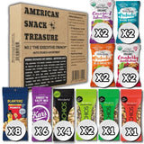 American Snacks Treasure Series No. 1 "THE EXECUTIVE CRUNCH" | Healthy Snacks Variety Pack: 30 Assorted Nuts Individual Packs Bulk - Cashew