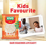KIVO 4 in 1 Gari Soaking Mix 125g Pack of 10