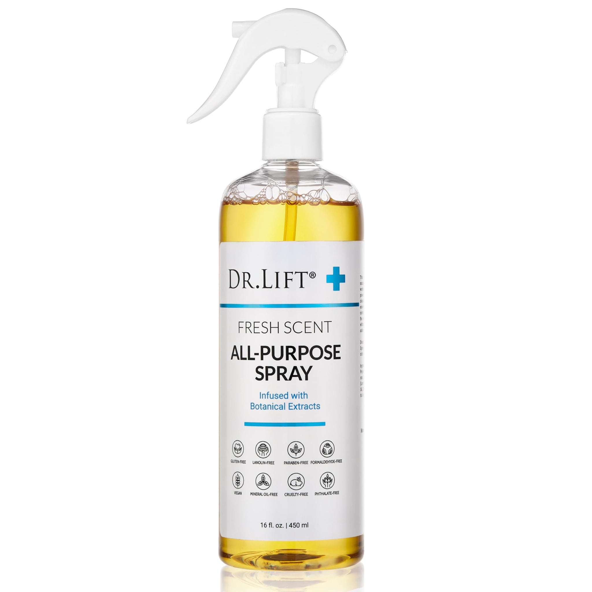 DR. LIFT All Purpose Spray Cleaner, Multi Surface Cleaning Spray with Essential Oils for Kitchen and Bathroom, Natural Household Cleaner for Everyday
