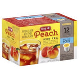 H-E-B Product Peach Iced Tea 12 Single Cups Compatible with Keurig K-cup Brewers - Set of 3