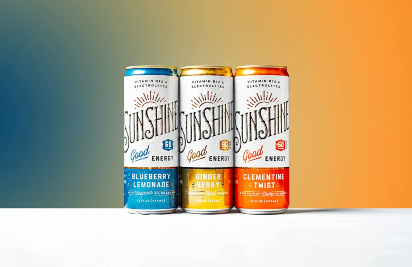 Sunshine Beverages, LLC Good Energy Drink, Blueberry Lemonade, 12 Fl Oz