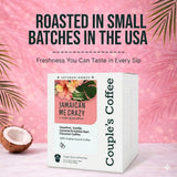 Couple's Coffee K-Cups | Gives Back to Military Families | Jamaican Me Crazy | Gourmet Flavored Coffee with Smooth Vanilla Caramel Flavors |