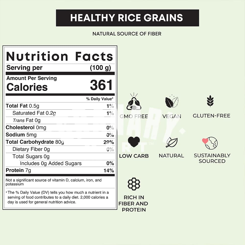 Extra Long Indian Golden Basmati Rice by Granary Mart - Healthy Parboiled Sella Grain - Fragrant and Aromatic Rice - Good for rice bowls - Affordable Bulk Rate - 40 lbs. Bulk Bag