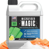 Maplefield Concentrated Microfiber Detergent - Deep Cleaning Power & Cleaning Liquid for Microfiber Cloths - Refreshing Lemon & Towel Laundry