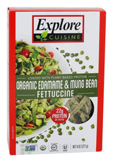 Explore Cuisine - Organic Edamame & Green Bean Fettuccine - 8 oz