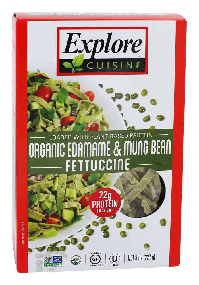 Explore Cuisine - Organic Edamame & Green Bean Fettuccine - 8 oz