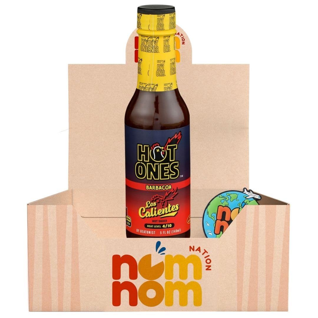 Hot Ones Sauce Calientes Barbacoa 5 oz - (1 Pack) Hot Sauce for Tacos and Grilling - Salsa Verde Style Chipotle - Scorpion Inspired Heat -