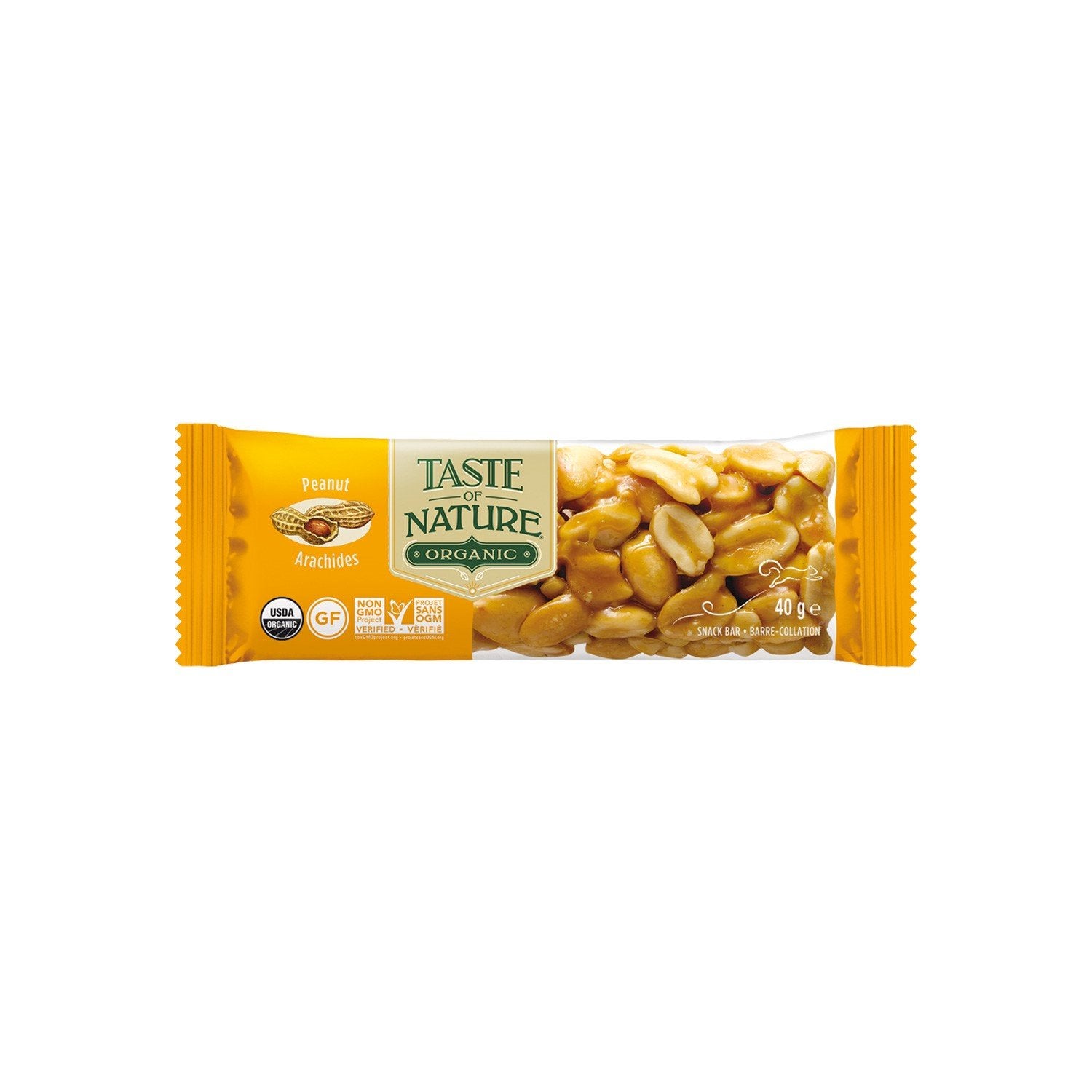 TASTE OF NATURE Peanut bar, 1.41 OZ