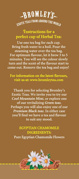 Bromley's Egyptian Chamomile Exotic Tea, 24 Count (Pack of 3)