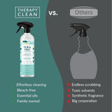 Therapy Bathroom Cleaner Spray 24 fl oz. (3-Pack) - Daily Shower Cleaner for Soap Scum, Hard Water Stains - Non-Toxic, Bleach-Free, Foaming Formula