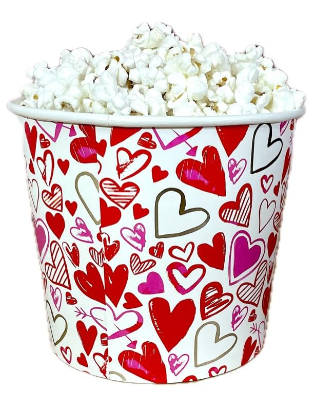 Hand-Crafted Valentine Day Gift Basket stuffed with chocolates, cookies, snacks, candies, for Women, Girlfriend, Love, Families, Appreciation, Men