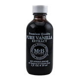 Morton & Bassett Pure Vanilla Extract, 2 fl oz - Non-GMO, Salt-Free, Ideal for Baking & Desserts