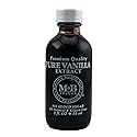 Morton & Bassett Pure Vanilla Extract, 2 fl oz - Non-GMO, Salt-Free, Ideal for Baking & Desserts