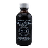 Morton & Bassett Pure Vanilla Extract, 2 fl oz - Non-GMO, Salt-Free, Ideal for Baking & Desserts