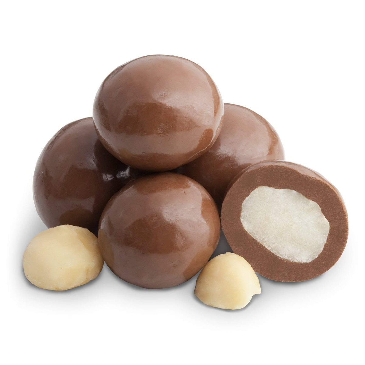 Dulcefina chocolate and Sweets, Milk Chocolate Macadamia Nuts (2 Lbs)