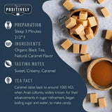 Organic Positively Tea Company, Caramel Black Tea, Loose Leaf, 16 Ounce