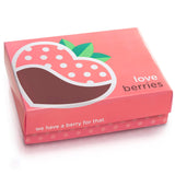 12 Milk & Dark Chocolate Sea Salt Covered Strawberries by Love Berries