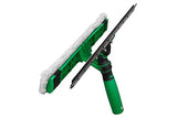 Unger Commerical VisaVersa Window Cleaning Washer and Squeegee Pro Tool 14”/35cm - 2-in-1 Design with Microfiber Pad for Window Cleaners - VV350