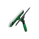 Unger Commercial VisaVersa Window Cleaning Washer and Squeegee Pro Tool 18”/45cm - 2-in-1 Design with Microfiber Pad for Window Cleaners - VV450