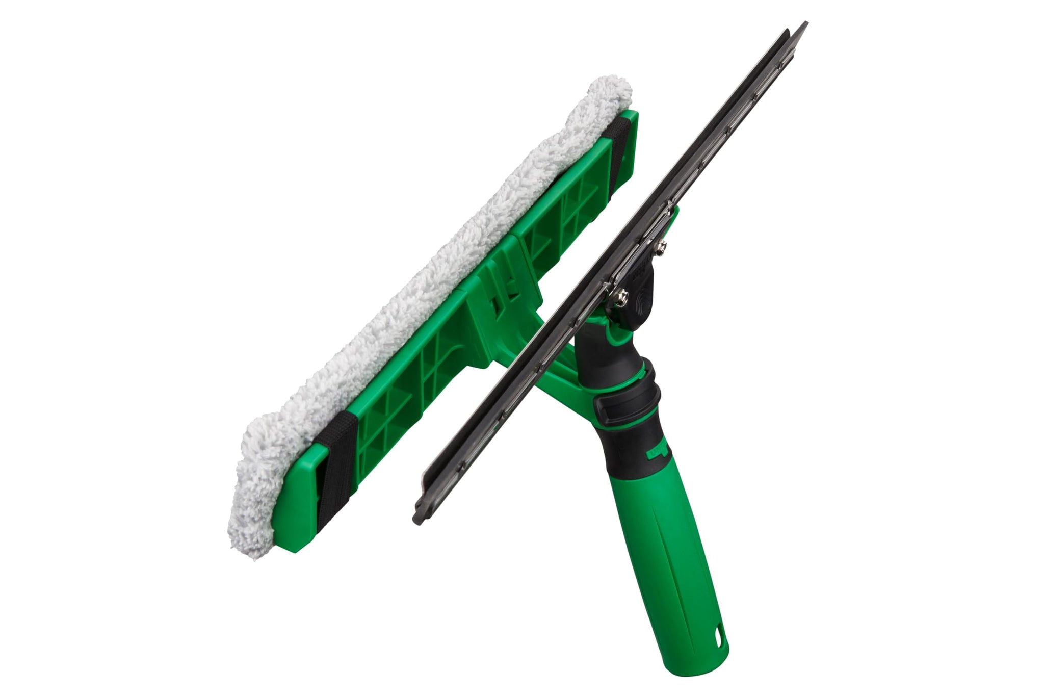 Unger Commerical VisaVersa Window Cleaning Washer and Squeegee Pro Tool 14”/35cm - 2-in-1 Design with Microfiber Pad for Window Cleaners - VV350