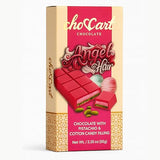 ChocCart Angel Hair Dubai Chocolate Milk Chocolate with Pistachio & Cotton Candy Filling - Viral Knafeh Chocolate Dessert Bar in Luxury Gift Box, Rich