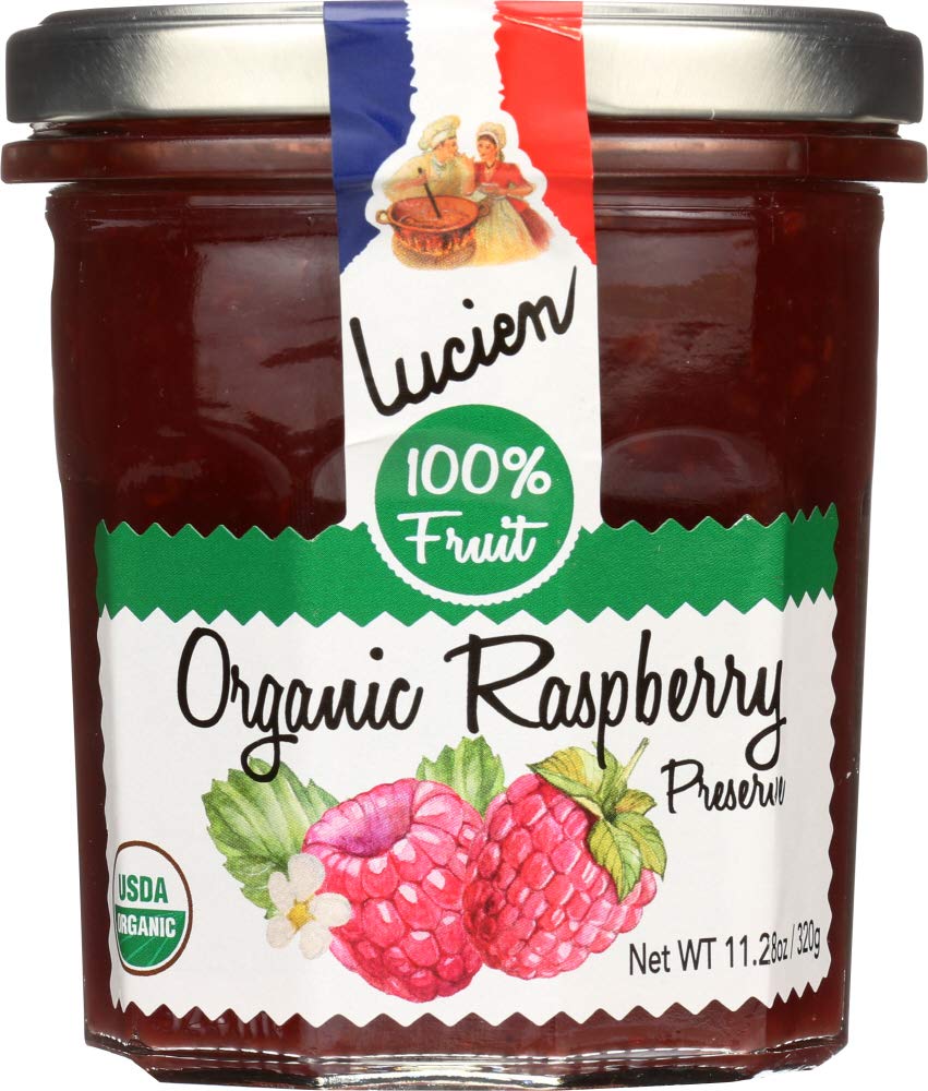 LUCIEN GEORGELIN Organic Raspberry Fruit Spread, 11.28 OZ