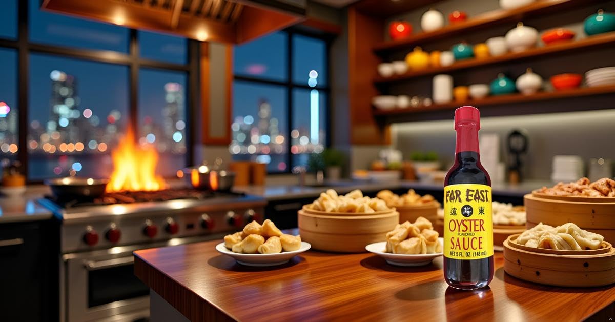 Far East Oyster Flavored Sauce, 5 Ounce Jar of Asian Oyster Sauce
