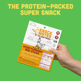 New Primal Snack Mates Pepperoni Pizza Chicken Sticks, Gluten Free Healthy Snacks for Kids, Low Sugar High Protein Back to School Snacks, Mini Paleo