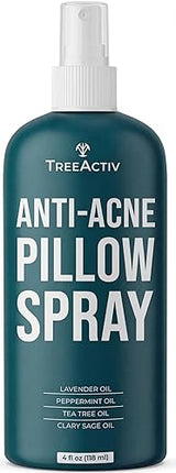 Anti-Acne Pillow Spray, 4 fl oz, Lavender Sleep Spray, Pure Essential Oil Air Freshener, Pillow Linen Spray for Bedding, Aromatherapy Lavender