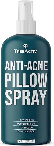 Anti-Acne Pillow Spray, 4 fl oz, Lavender Sleep Spray, Pure Essential Oil Air Freshener, Pillow Linen Spray for Bedding, Aromatherapy Lavender