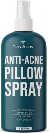 Anti-Acne Pillow Spray, 4 fl oz, Lavender Sleep Spray, Pure Essential Oil Air Freshener, Pillow Linen Spray for Bedding, Aromatherapy Lavender
