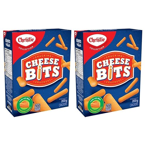 Christie Cheese Bits Snacking Crackers 200g/7oz, 2-Pack {Imported from Canada}
