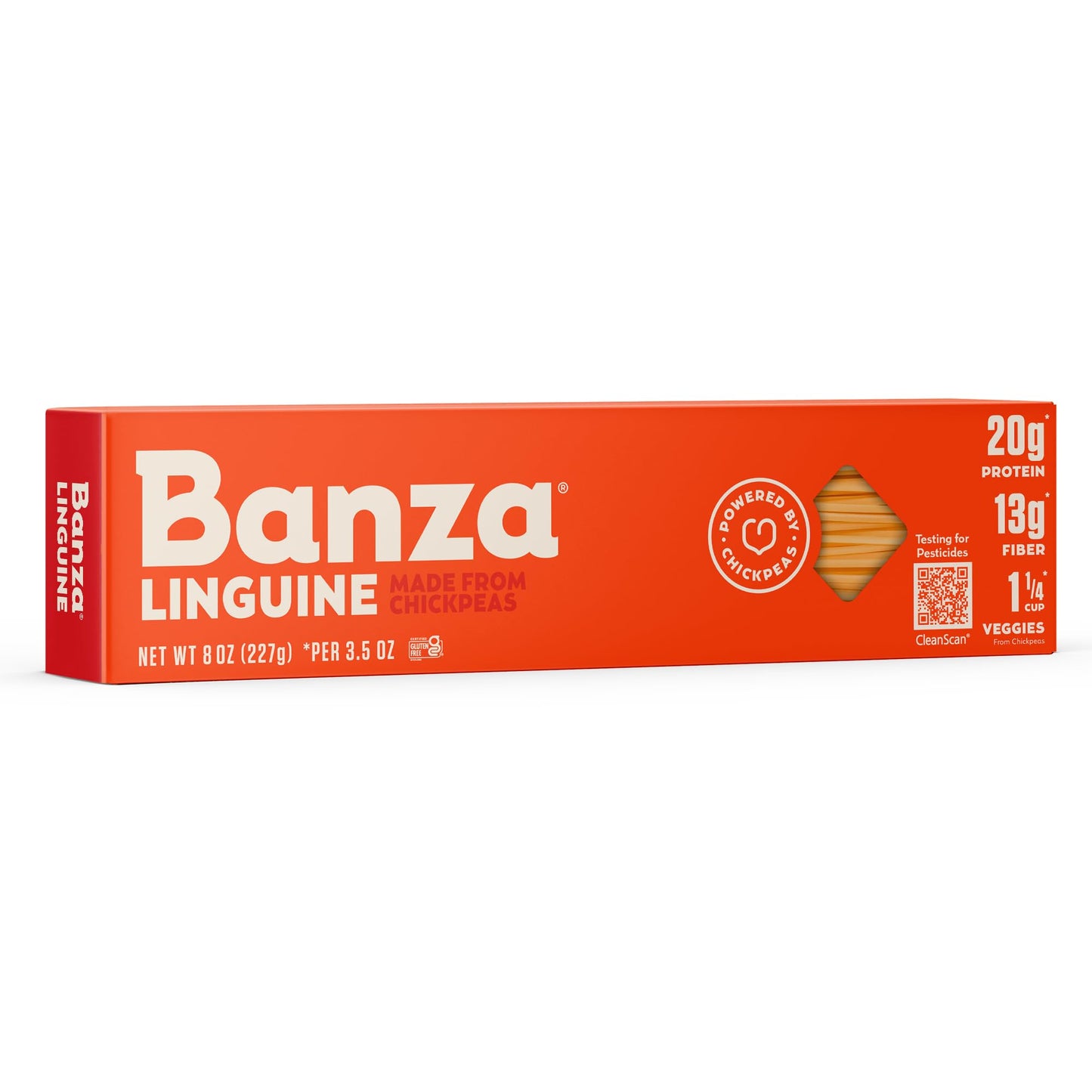 BANZA Pasta Angel Hair Chickpea, 8 OZ