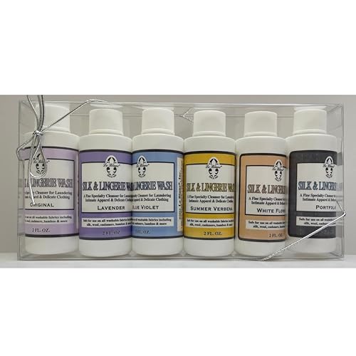 Le Blanc® Silk & Lingerie Wash Gift Set - Six 2 FL. OZ. Sample bottles of all Silk & Lingerie Wash Fragrances, One Pack