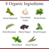 Organic Italian Seasoning Blend | 6.7 Oz | Pizza Seasoning Spice Blend | Pasta Seasoning | Cooking Herbs & Spices | Italian Herbs for Pasta & Pizza |