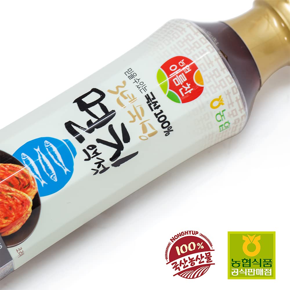 [NongHyup] Fermented Anchovy Fish Sauce, Product of Korea, All Natural, Perfect for Side Dishes, ?? ????, ???? 100% ??? (500g)