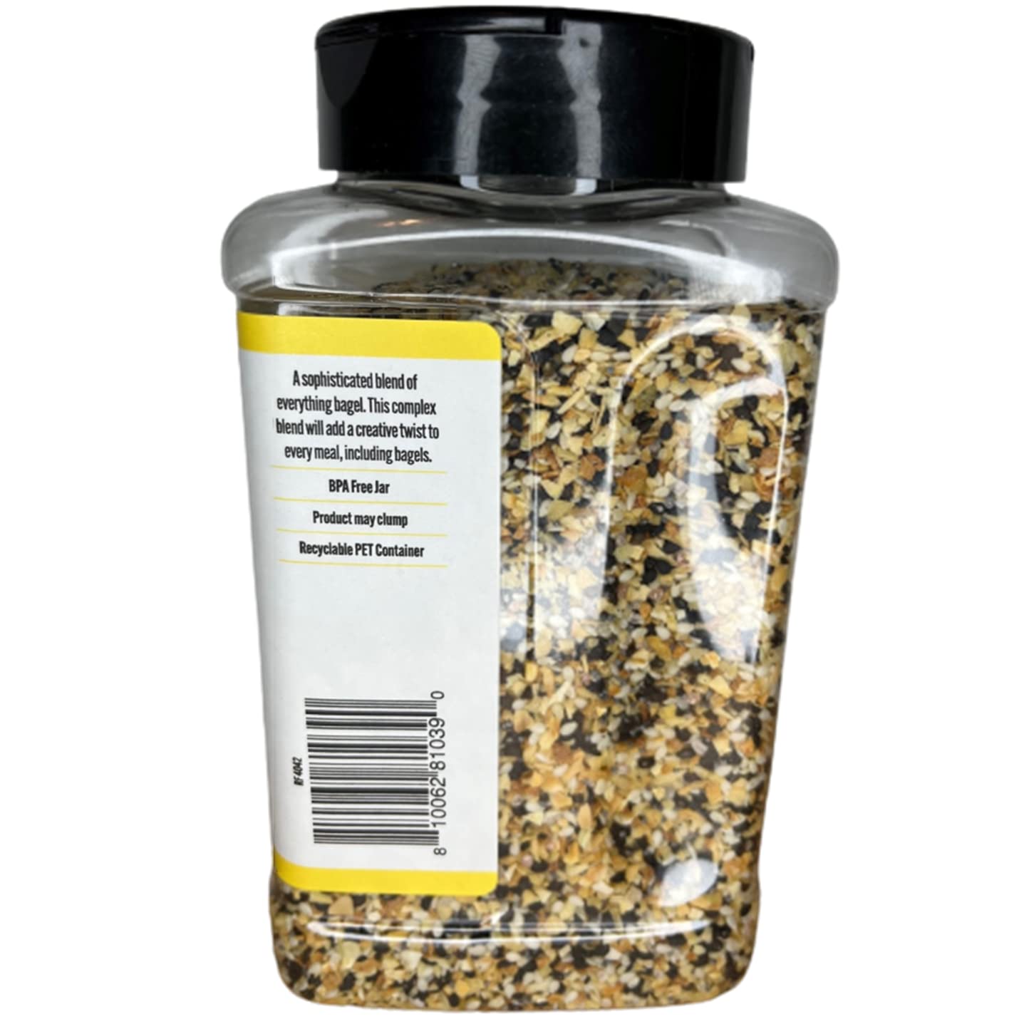 Riega Everything Bagel Seasoning Blend, Organic Spice Mix with Garlic, Onion, Salt, Sesame, and Poppy Seeds, 14 oz
