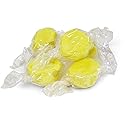 Gourmet Yellow Pineapple Soft Taffy Chews by It's Delish, 2 lbs Bulk Bag - Individually Wrapped Yellow Taffies Chewy Pineapple Flavored Fruit Chews