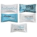 Party Sweets Always & Forever Buttermints by Hospitality Mints, Appx 300 mints, 7-Ounce Bags (Pack of 6)