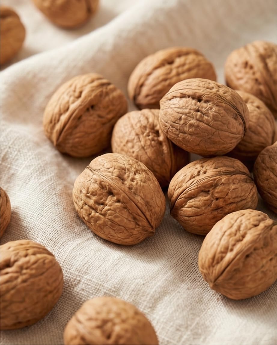 Raw California Walnuts In Shell, Whole Unsalted California Chandler Walnuts - Natural Healthy Snack, Easy to Crack, Resealable Bag - Perfect