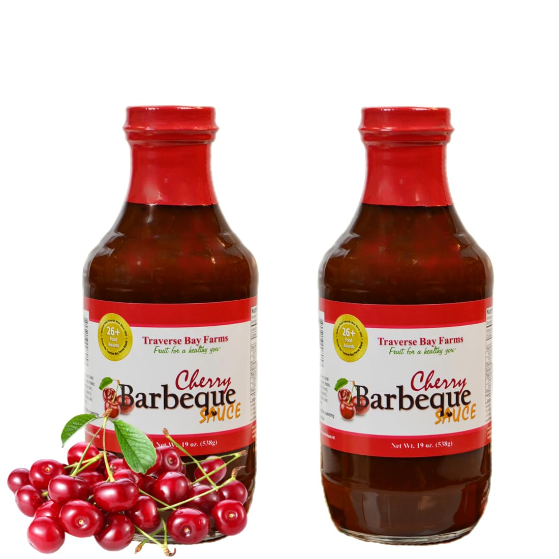 Traverse Bay Farms BBQ Sauce (Cherry, 2 Bottles)