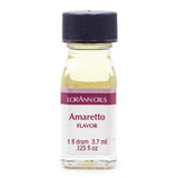 LorAnn Amaretto SS Flavor, 1 dram bottle (.0125 fl oz - 3.7ml - 1 teaspoon)