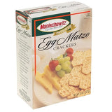 Manischewitz Matzo, Crackers, Egg, Passover,8-ounces (Pack of6)