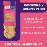 Allergy Smart Crunchy BIRTHDAY CAKE Cookies | Gluten Free, Nut Free, Egg Free, Dairy Free, Kosher, Celiac Safe | Delicious Vegan School Snack for Kids