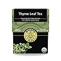Buddha Teas - Organic Thyme Leaf Tea - Herbal Tea - For Health & Wellbeing - With Antioxidants & Minerals - Clean Ingredients - Caffeine Free - OU