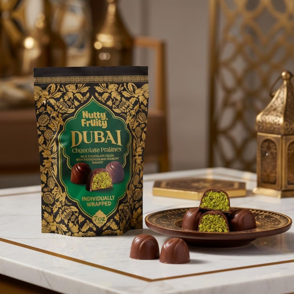 Nutty And Fruity Eb Chocolate Dubai Balls, 7 oz