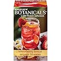 Bigelow Botanicals Cold Water Infusion Strawberry Lemon Orange Blossom Tea Bags 18 Count Box (Pack of 1), Herbal Infusion, Caffeine Free, 18 Tea Bags